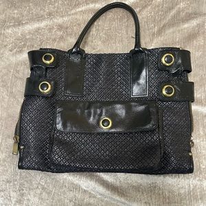 Cynthia Rowley large shoulder bag navy blue